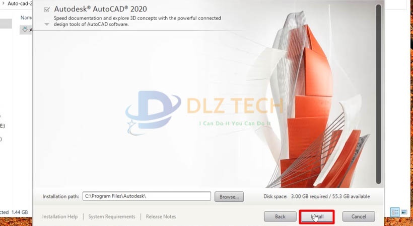 Tiếp tục chọn Install