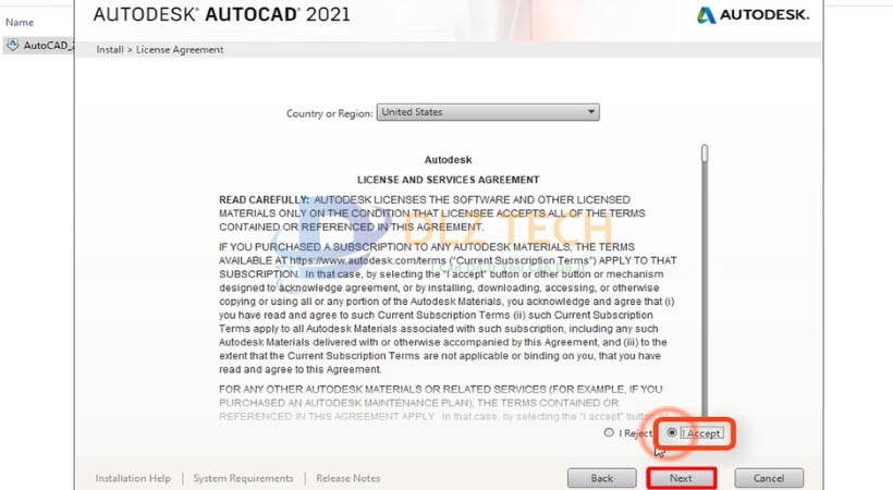 cài Autocad 2021
