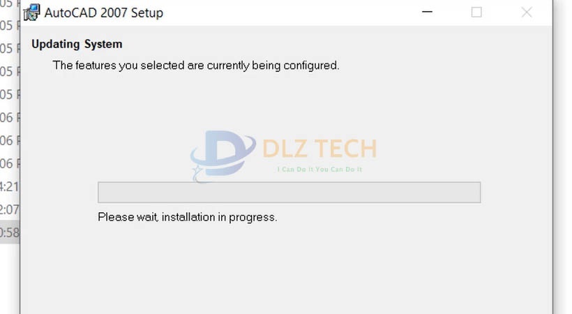 Chờ phần mềm cài đặt