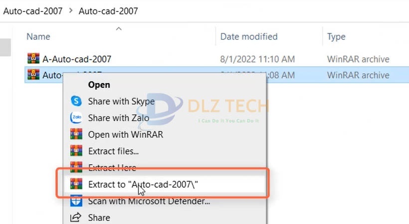cài Autocad 2007