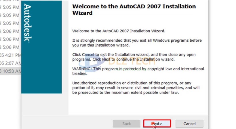 cài Autocad 2007