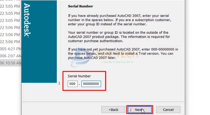 cài Autocad 2007