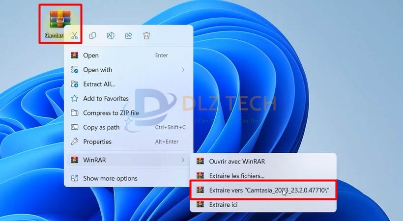 Giải nén Camtasia 2023