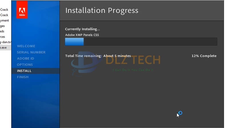 Chờ phần mềm được cài đặt