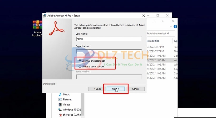 Cài Adobe Acrobat 11