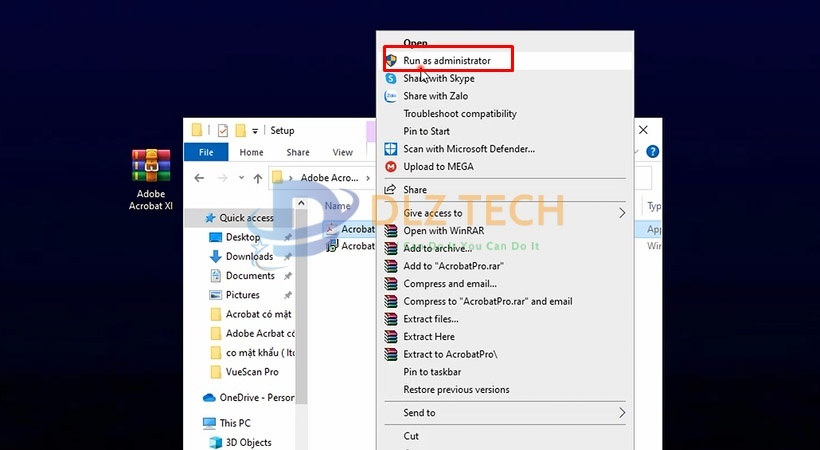 Cài Adobe Acrobat 11