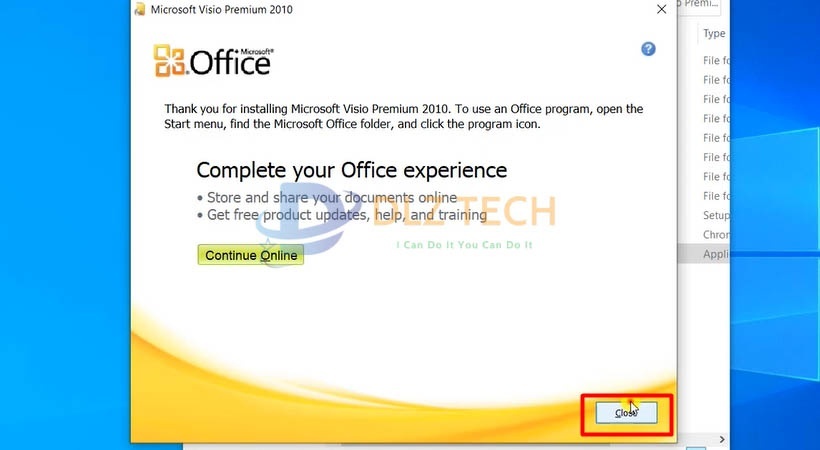Cài Visio Premium 2010 