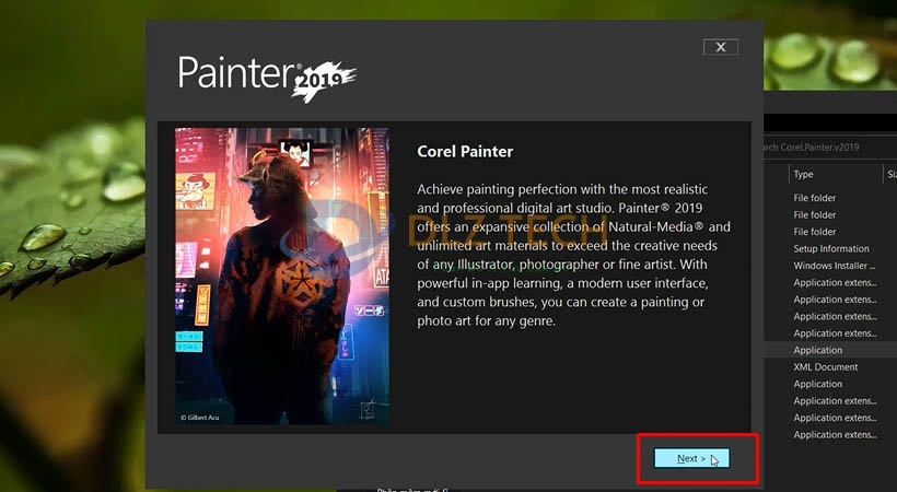 Cài Corel Painter 2019