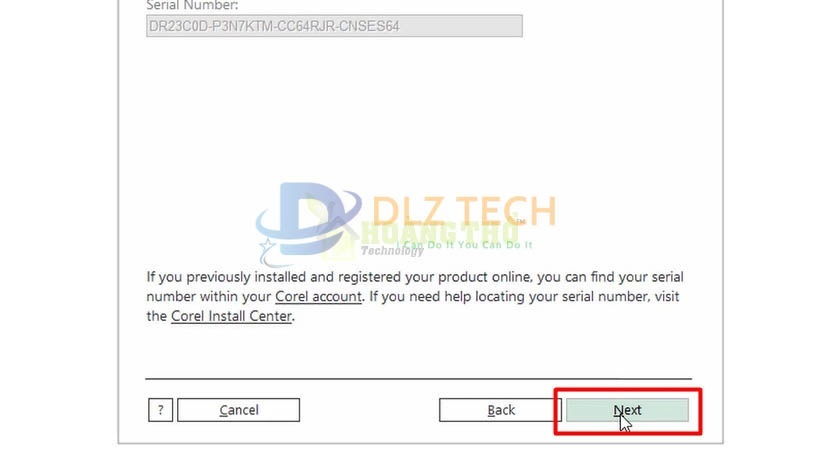 Cài Coreldraw 2021.