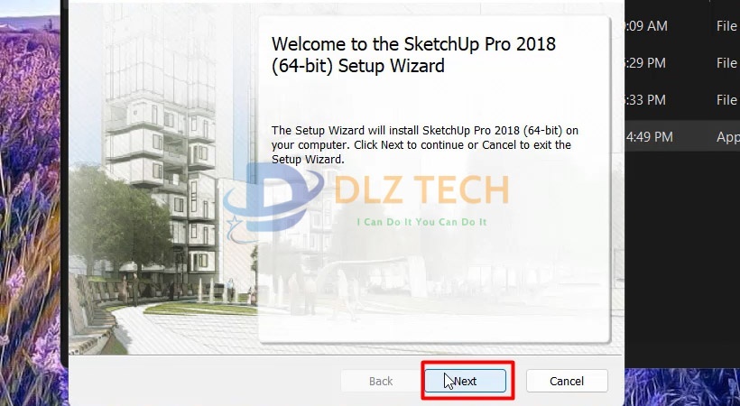 Cài Sketchup 2018