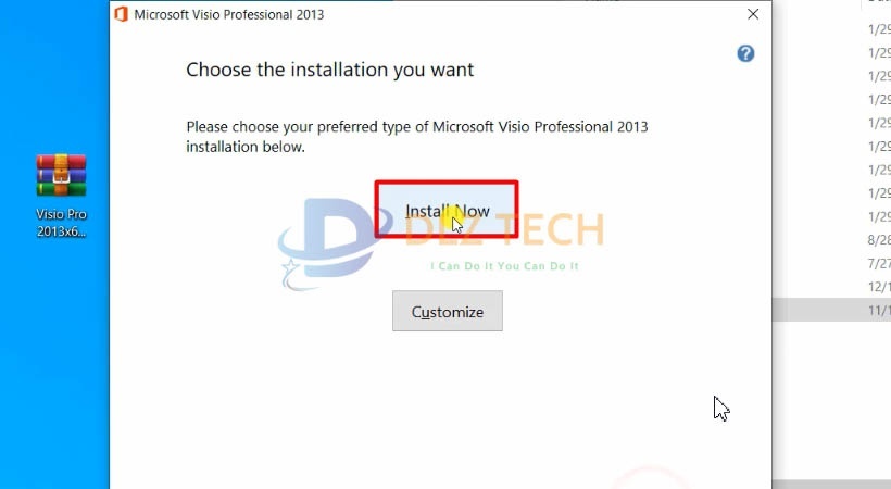 Cài Visio Premium 2013