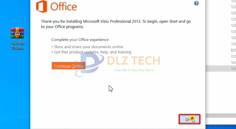 Cài Visio Premium 2013