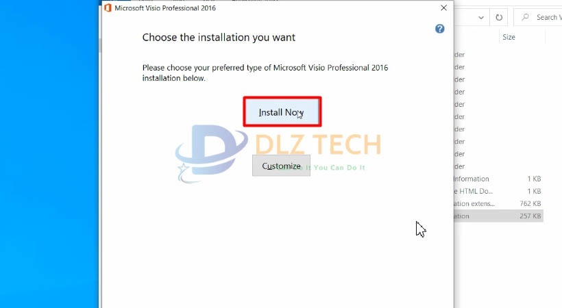 Cài Visio Premium 2016