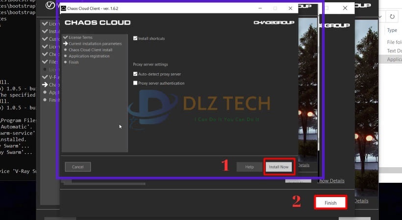 Tiếp tục chọn như hình.
