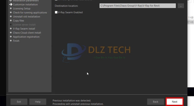 Tiến hành chọn Next.