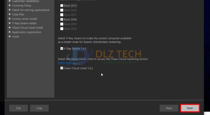 Hướng dẫn cài Vray For revit 2018