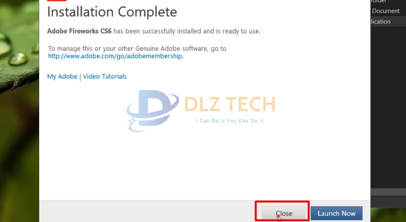 Cài Adobe Fireworks CS6