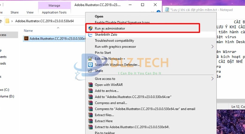 Cài Illustrator 2019