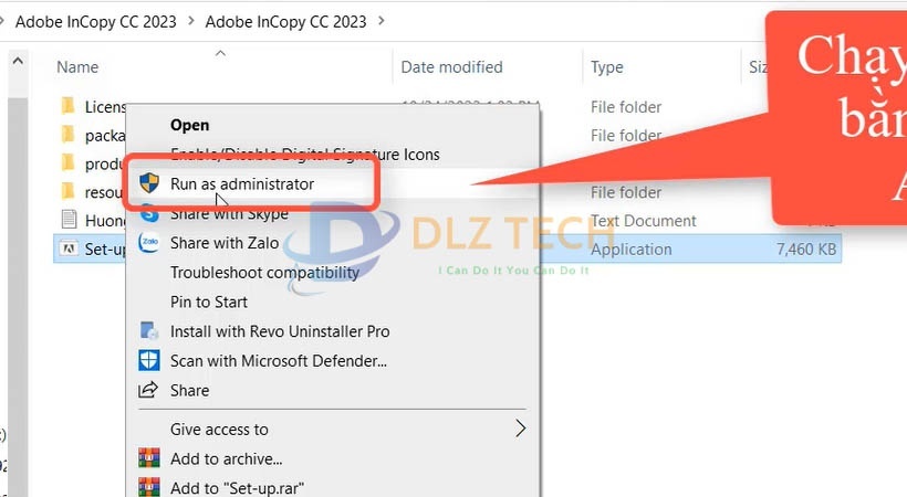 Cài Adobe Incopy 2023