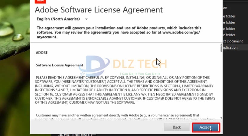 Chọn Accept để cài Adobe Presenter 10.
