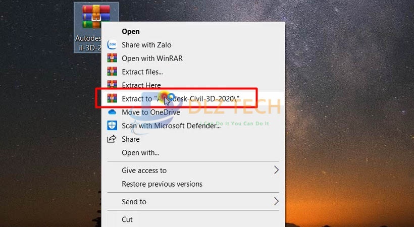 Cài Autodesk Civil 3D 2020