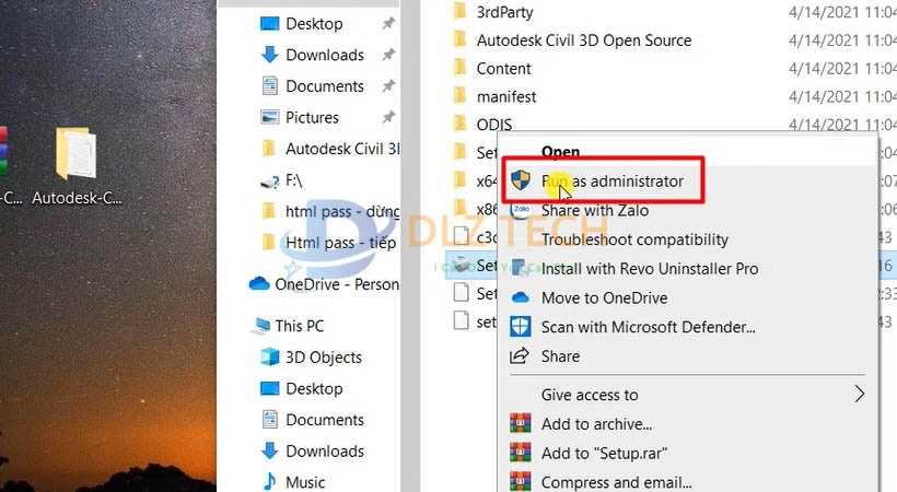 Cài Autodesk Civil 3D 2022