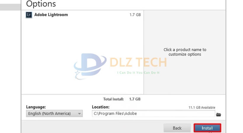 cài Lightroom 2017
