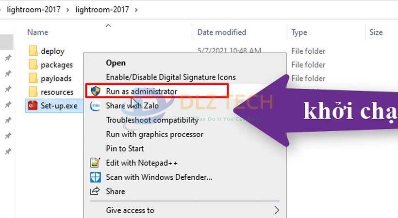 cài Lightroom 2017
