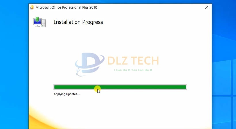 Đợi phần mềm được cài đặt.