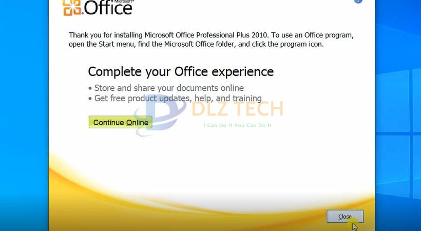Hướng dẫn cài đặt phần mềm Office 2010
