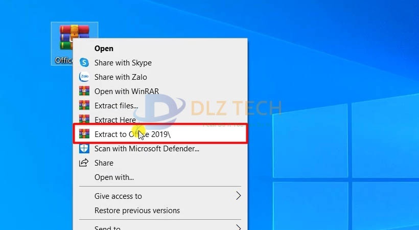 Giải nén file cài đặt phần mềm như hình.