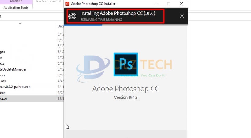 cài Photoshop 2018