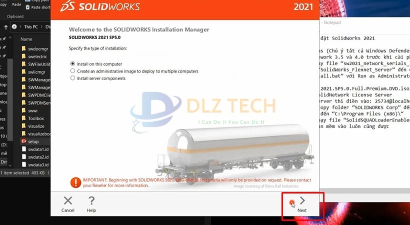 Tiến hành chọn Next.