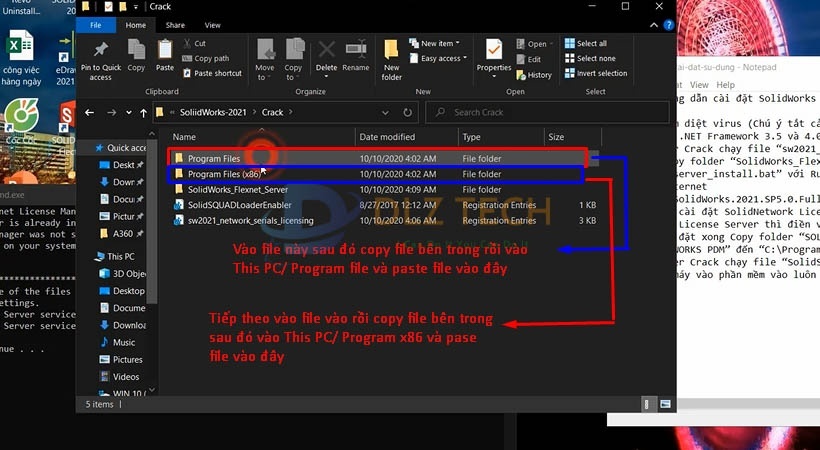 Làm theo các bước như hình.