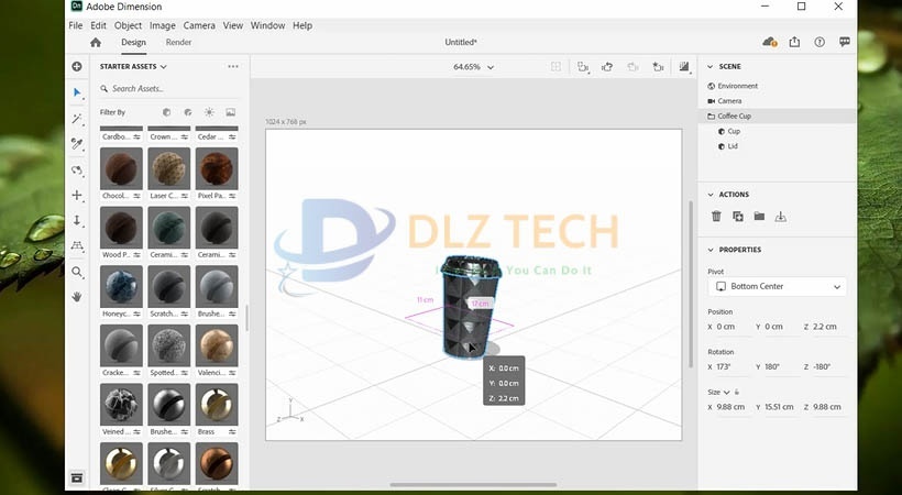 cài Adobe Dimension 2020