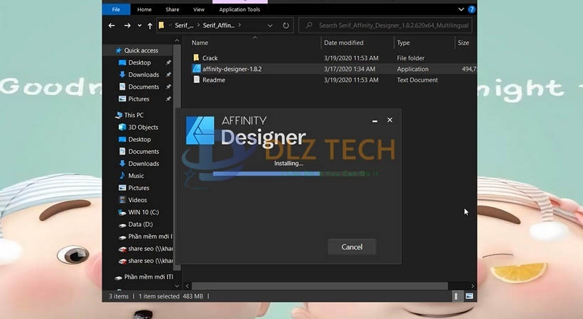 Cài Affinity Designer 2019