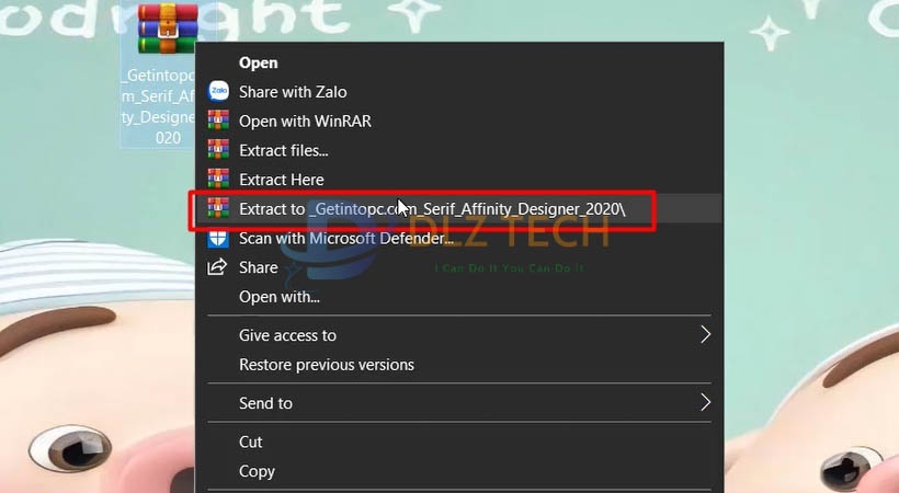 Cài Affinity Designer 2020