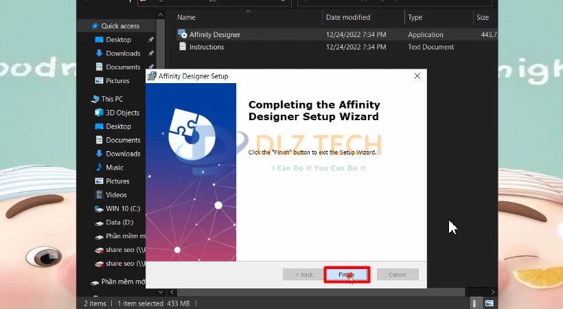 Cài Affinity Designer 2023