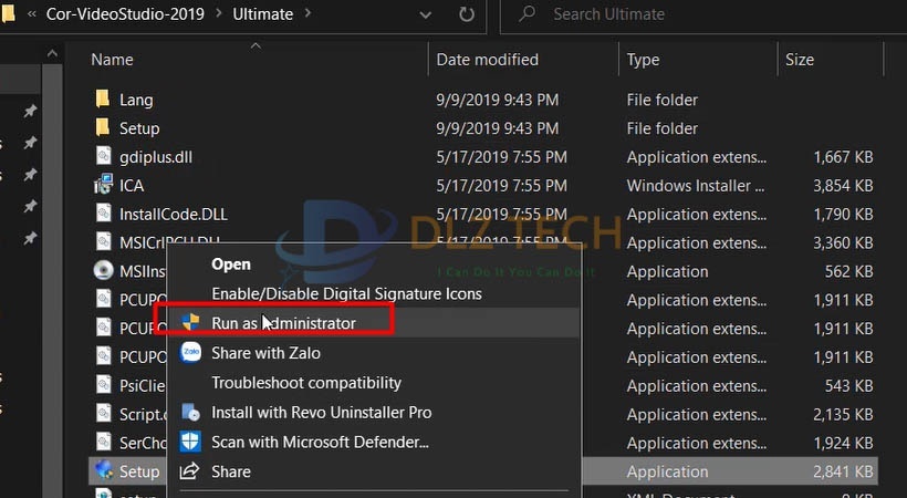 cài Corel VideoStudio 2019