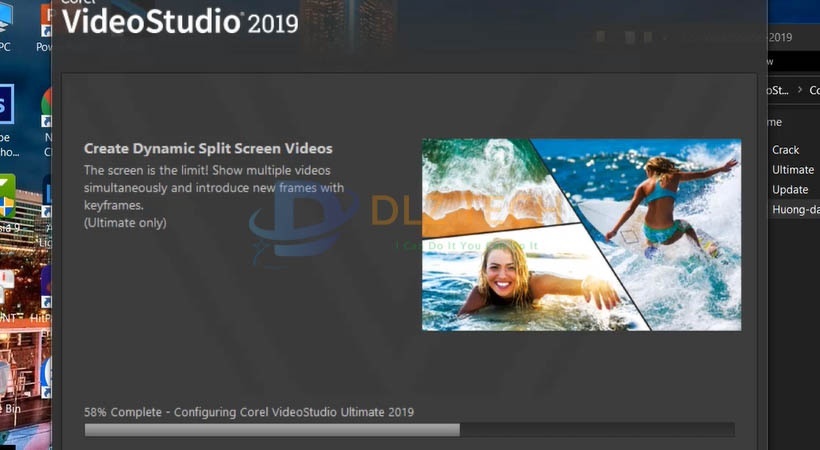 Chờ phần mềm được cài đặt