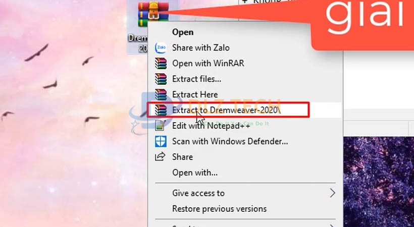 Cài Dreamweaver 2020