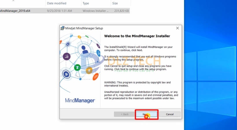 Cài Minjiet MindManager 2019