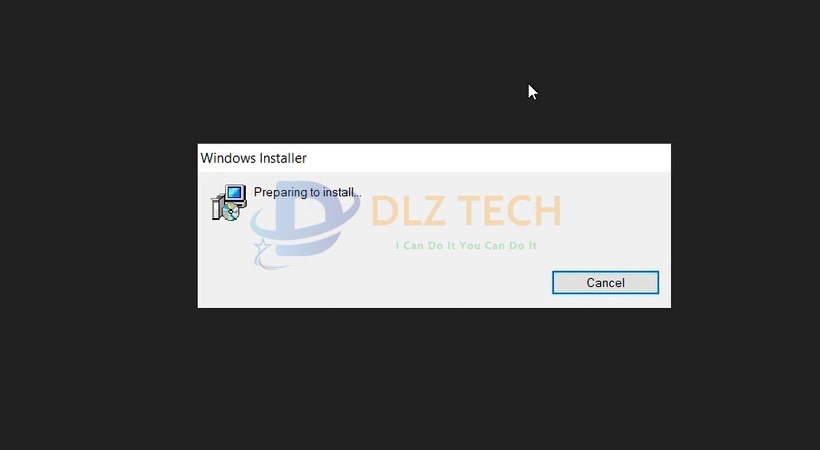Đợi phần mềm được cài đặt.