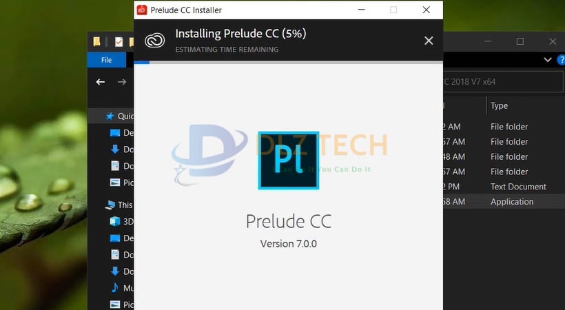 cài Adobe Prelude 2018