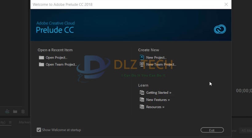 cài Adobe Prelude 2018