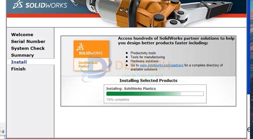 Đợi phần mềm được cài đặt về máy.