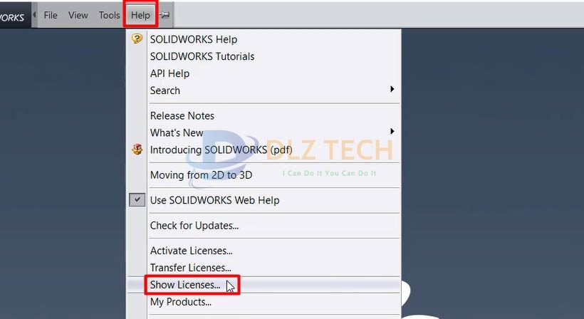 Vô Hept sau đó chọn mục này.