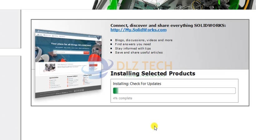 Đợi cài Solidworks 2017 về máy.