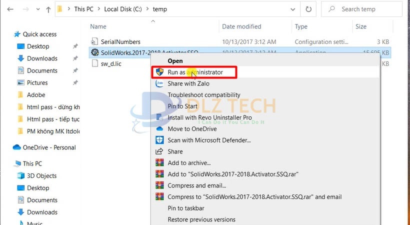 Hướng dẫn cài Solidworks 2017