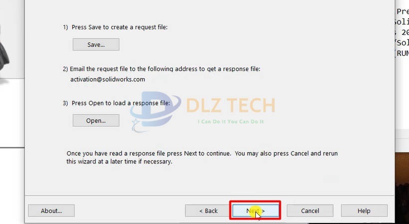 Tiếp tục chọn Next để cài Solidworks 2018.
